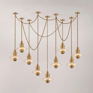 Hollis Ringed Swag Chain Chandelier
