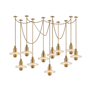 Hollis Ringed Swag Chain Chandelier