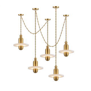 Hollis Ringed Swag Chain Chandelier