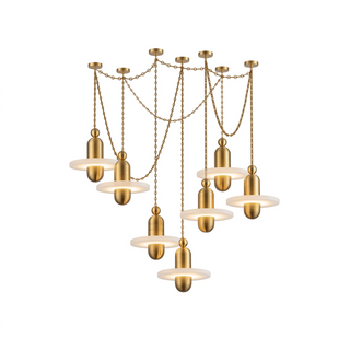 Hollis Ringed Swag Chain Chandelier