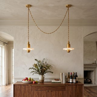 Hollis Ringed Swag Chain Chandelier