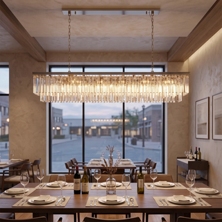 Honoria Tiered Glass Fringe Chandelier
