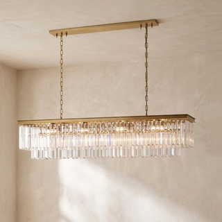 Honoria Tiered Glass Fringe Chandelier