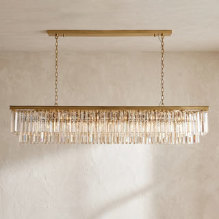 Honoria Tiered Glass Fringe Chandelier