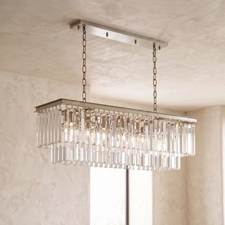 Honoria Tiered Glass Fringe Chandelier