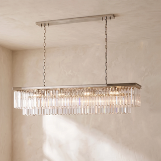 Honoria Tiered Glass Fringe Chandelier