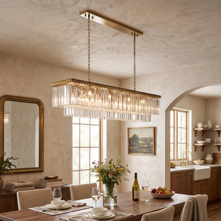Honoria Tiered Glass Fringe Chandelier