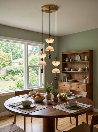 Hourglass Duo Alabaster Pendant Lamp