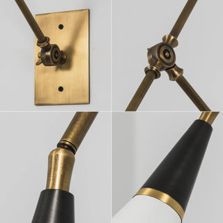 Leland Pivoting Cone Wall Sconce