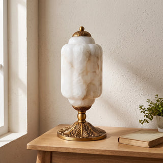 Leonie Alabaster Lantern Table Lamp