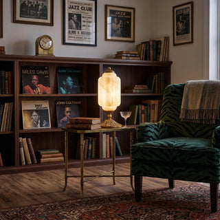 Leonie Alabaster Lantern Table Lamp