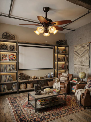Lily-Bloom-Decorative-Flower-Ceiling-Fan-Lights-Vidirlighting3_4 - Vidirlighting