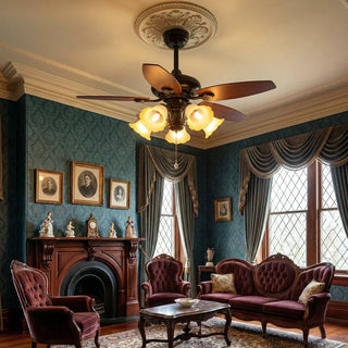 Lily-Bloom-Decorative-Flower-Ceiling-Fan-Lights-Vidirlighting3_10 - Vidirlighting