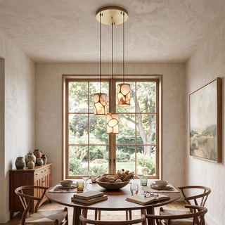 Linnea Tapered Alabaster Cluster Chandelier