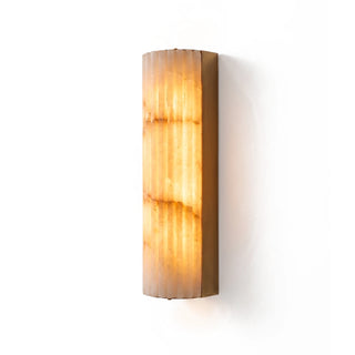 Lisbeth Fluted Alabaster Wall Sconce