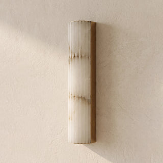Lisbeth Fluted Alabaster Wall Sconce