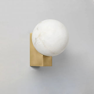 Lunara Alabaster Globe Wall Sconce
