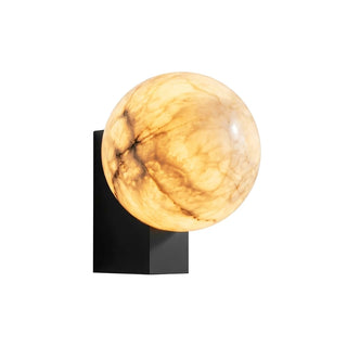 Lunara Alabaster Globe Wall Sconce