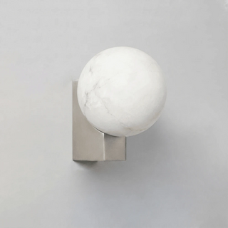 Lunara Alabaster Globe Wall Sconce