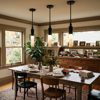 Lunelle Alabaster Rod Mini Pendant Light