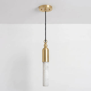 Lunelle Alabaster Rod Mini Pendant Light