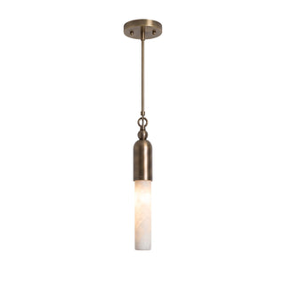 Lunelle Alabaster Rod Mini Pendant Light