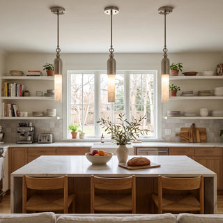 Lunelle Alabaster Rod Mini Pendant Light