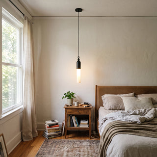 Lunelle Alabaster Rod Mini Pendant Light