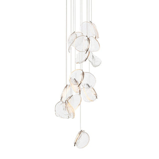 Lunelle Textured Glass Pendant Chandelier