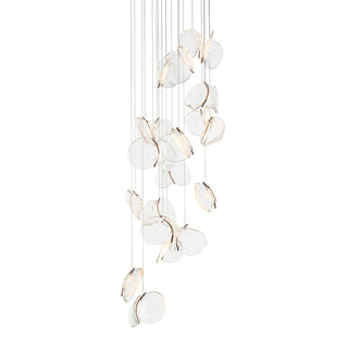 Lunelle Textured Glass Pendant Chandelier