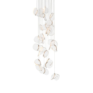 Lunelle Textured Glass Pendant Chandelier
