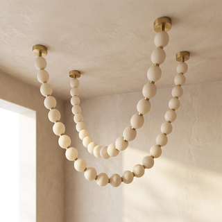 Luxurious Pearl Necklace Chandelier