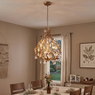 Magic Forest Vine Crystal Chandelier