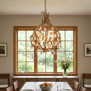 Magic Forest Vine Crystal Chandelier