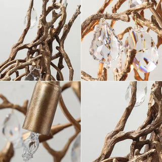 Magic Forest Vine Crystal Chandelier