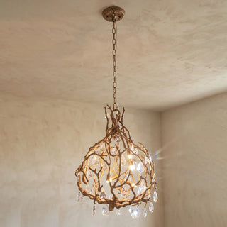 Magic Forest Vine Crystal Chandelier