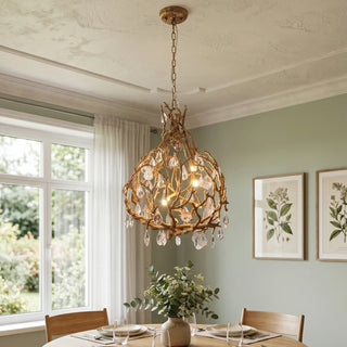 Magic Forest Vine Crystal Chandelier