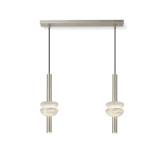 Marlen Stacked Stone Alabaster Chandelier