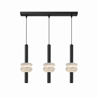 Marlen Stacked Stone Alabaster Chandelier