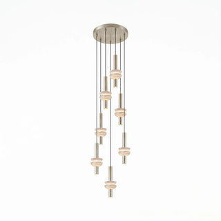 Marlen Stacked Stone Alabaster Chandelier