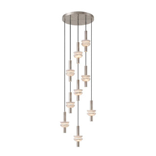 Marlen Stacked Stone Alabaster Chandelier