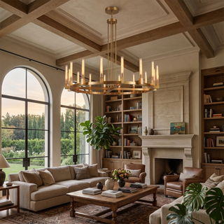 Alden Candle Ring Chandelier