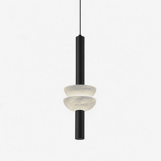 Marlen Stacked Stone Alabaster Chandelier