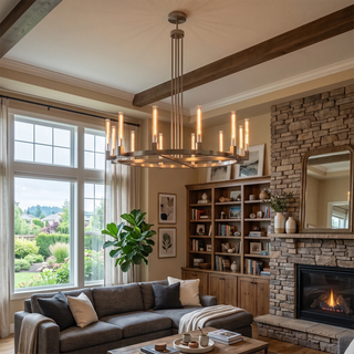 Alden Candle Ring Chandelier