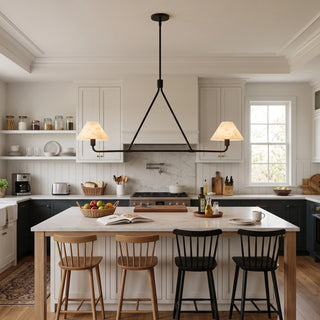 Marlowe Alabaster Cone Shade Chandelier
