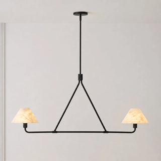 Marlowe Alabaster Cone Shade Chandelier