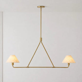 Marlowe Alabaster Cone Shade Chandelier