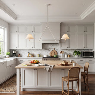 Marlowe Alabaster Cone Shade Chandelier