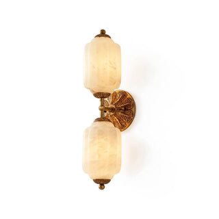 Medallion Alabaster Wall Sconce