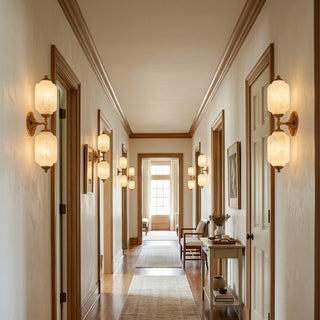 Medallion Alabaster Wall Sconce